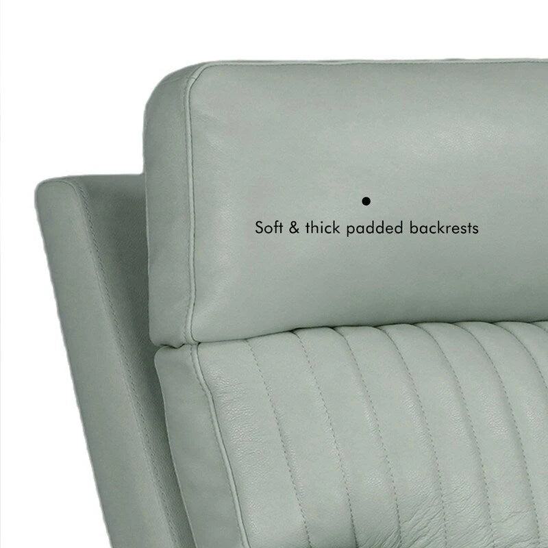 83.5-Zoll-Lederschlafsofa mit elektrischem Zero-Gravity-Liegesitz, elektrischer Kopfstütze, Lendenstütze und USB-/USB-C-Anschlüssen