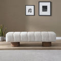 No-Assembly End of Bed Entryway Bench Ottoman