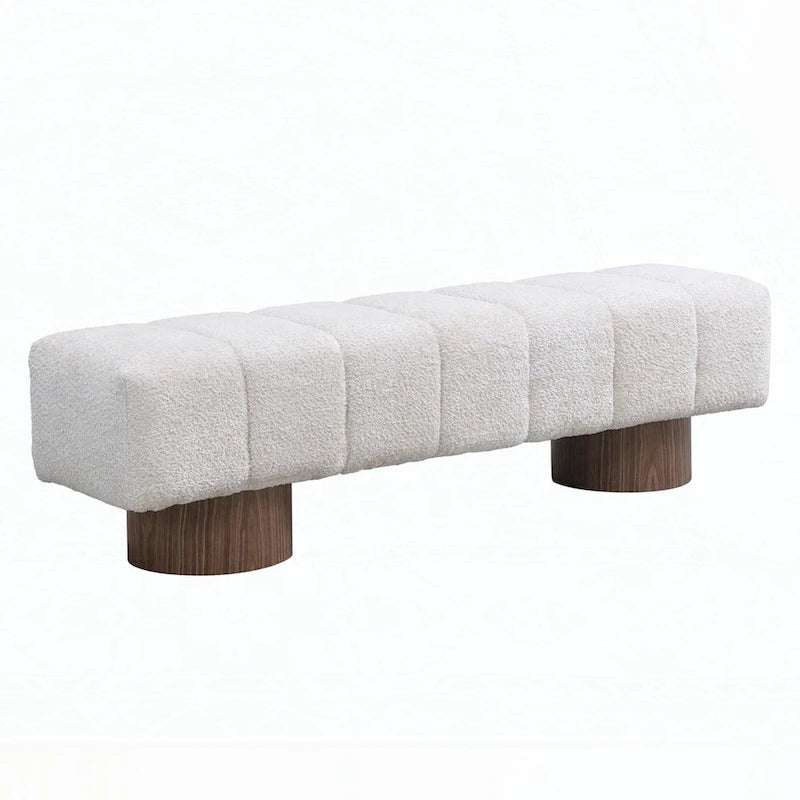 Banc ottoman polyvalent sans assemblage, 64 pouces