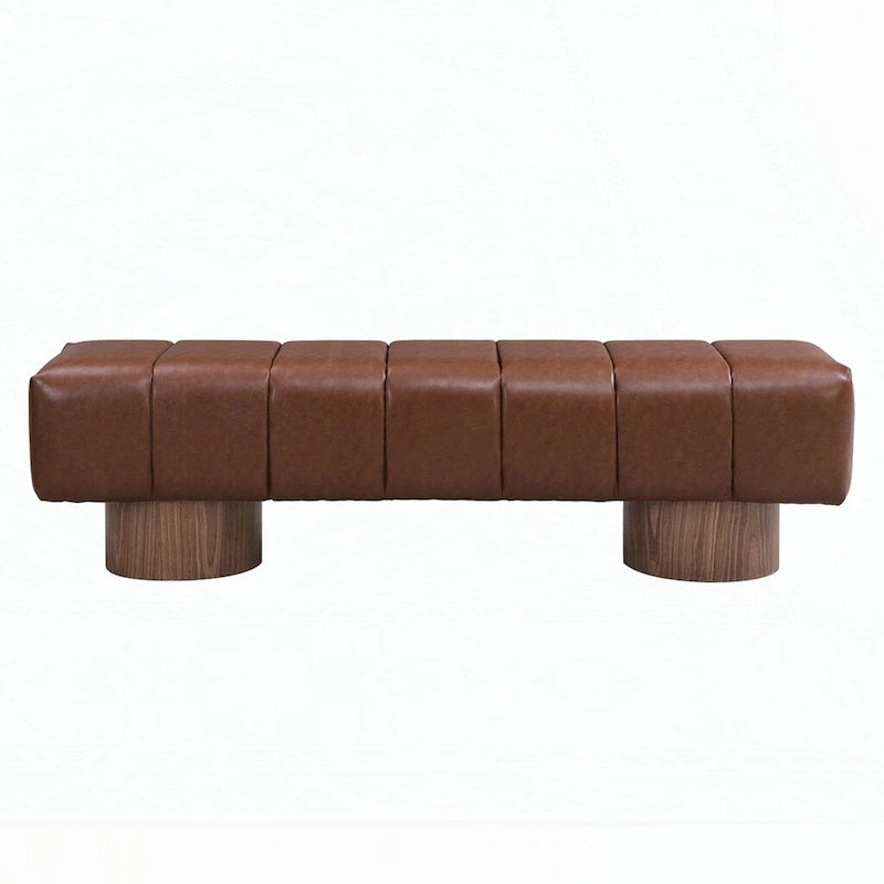 Banc ottoman polyvalent sans assemblage, 64 pouces