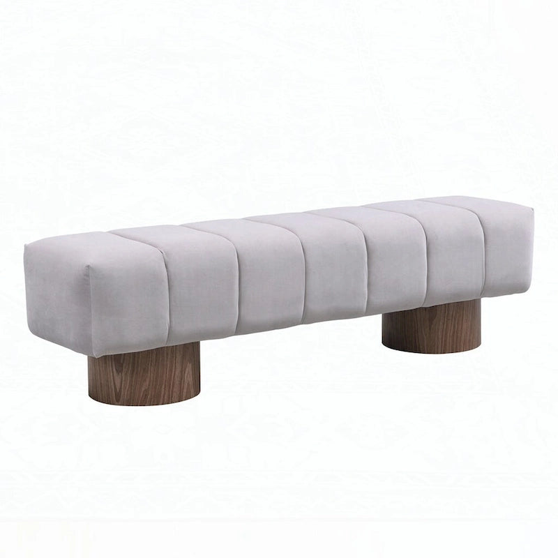 Banc ottoman polyvalent sans assemblage, 64 pouces