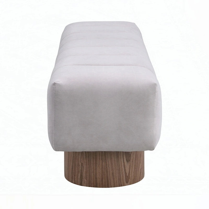 Banc ottoman polyvalent sans assemblage, 64 pouces