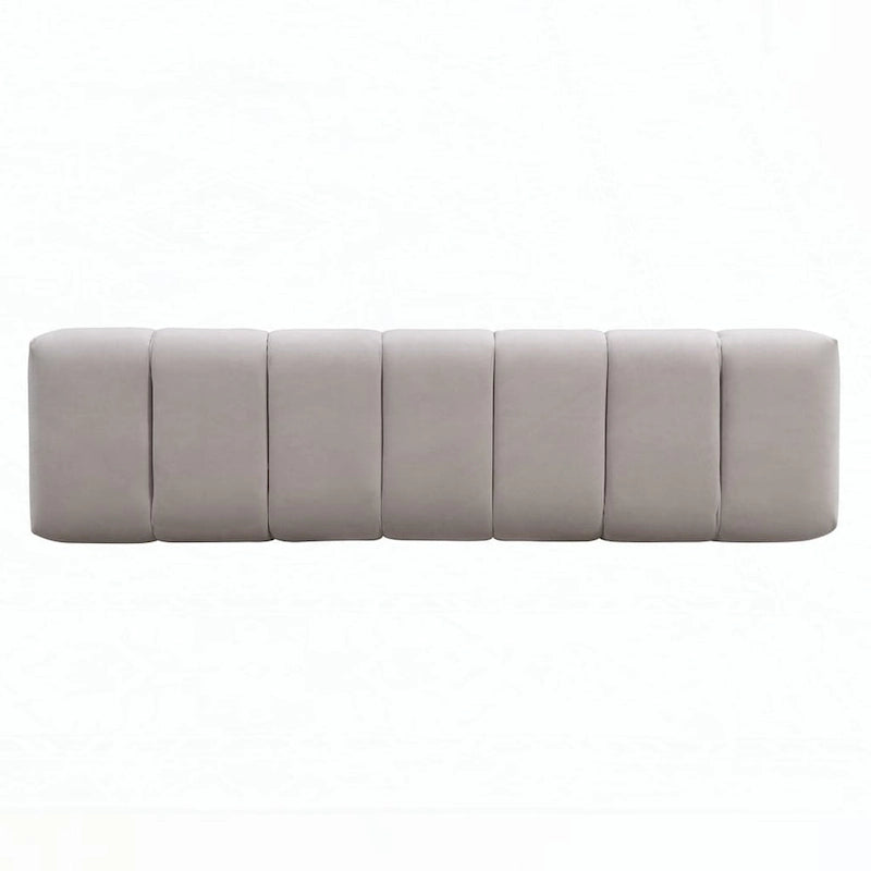Banc ottoman polyvalent sans assemblage, 64 pouces