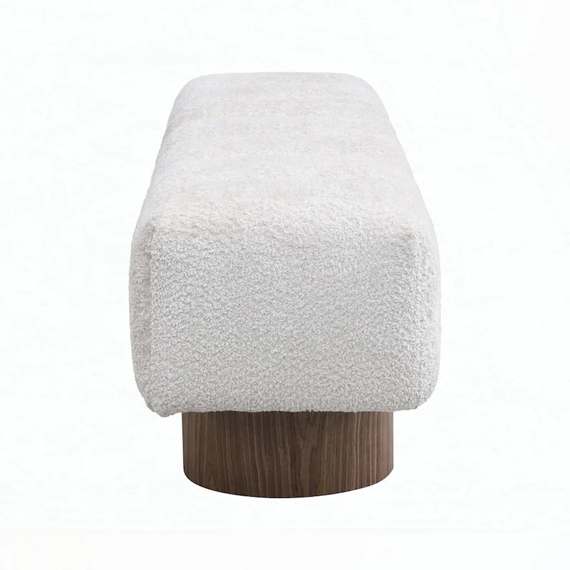 Banc ottoman polyvalent sans assemblage, 64 pouces