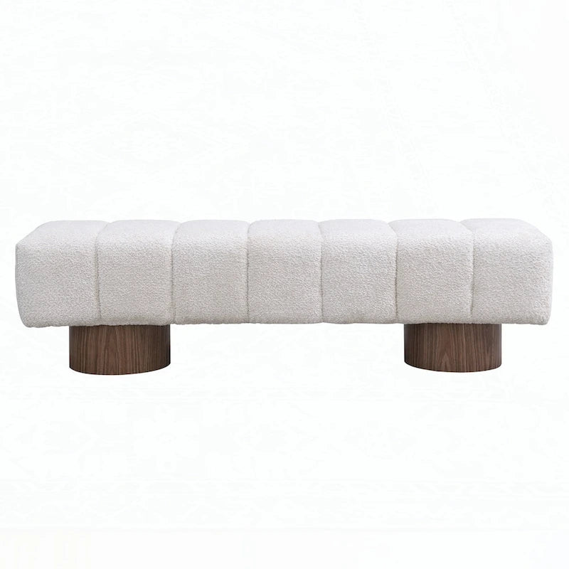 Banc ottoman polyvalent sans assemblage, 64 pouces