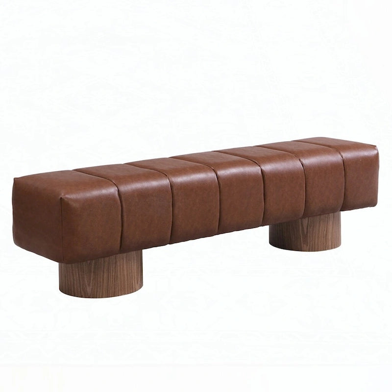 Banc ottoman polyvalent sans assemblage, 64 pouces