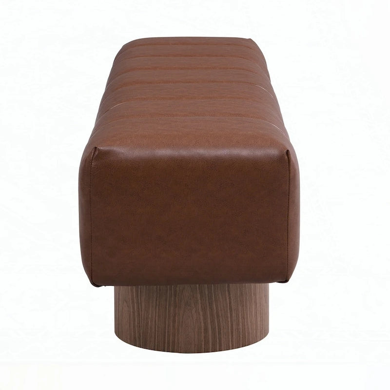 Banc ottoman polyvalent sans assemblage, 64 pouces