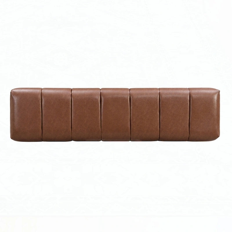Banc ottoman polyvalent sans assemblage, 64 pouces