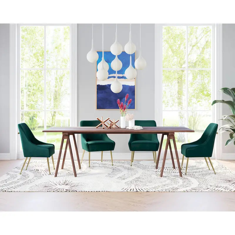 Gepolsterter Sessel mit goldfarbenen Metallbeinen, grau