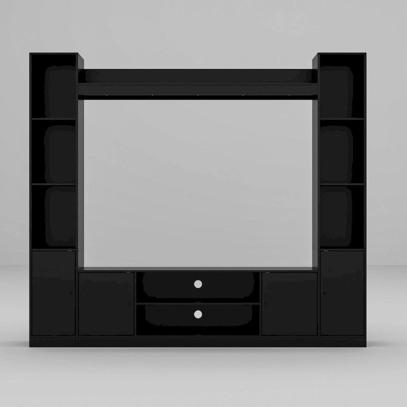 TV-Ständer mit optionalem elektrischem Kamineinsatz