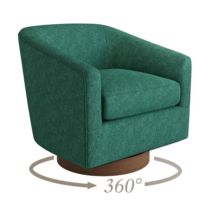 360 Swivel Barrel Accent Chair, Set of 2