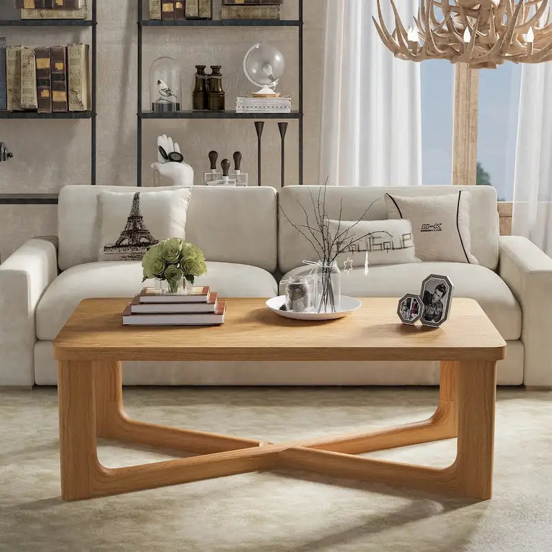 Rectangle Solid Wood Coffee Table