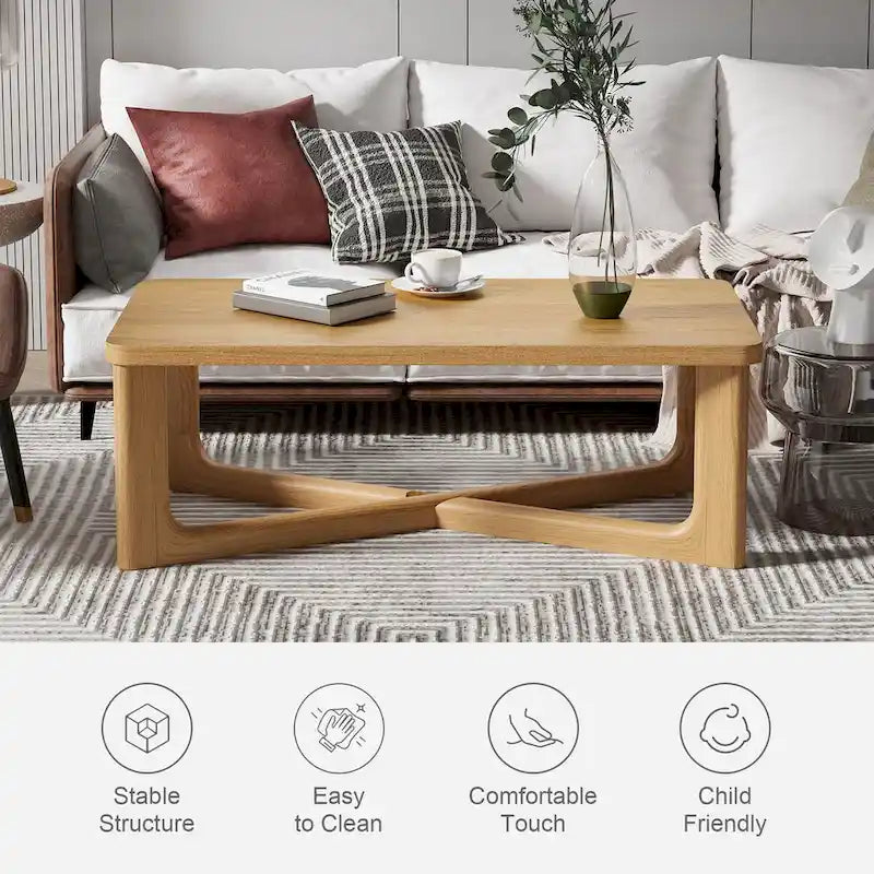 Rectangle Solid Wood Coffee Table
