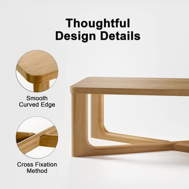 Rectangle Solid Wood Coffee Table