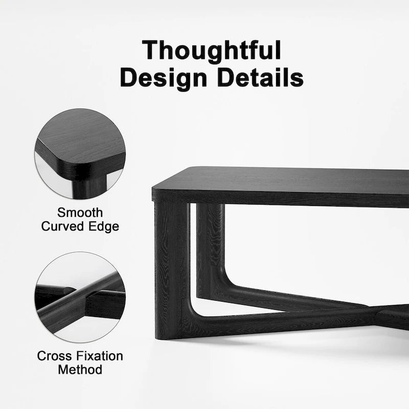Rectangle Solid Wood Coffee Table