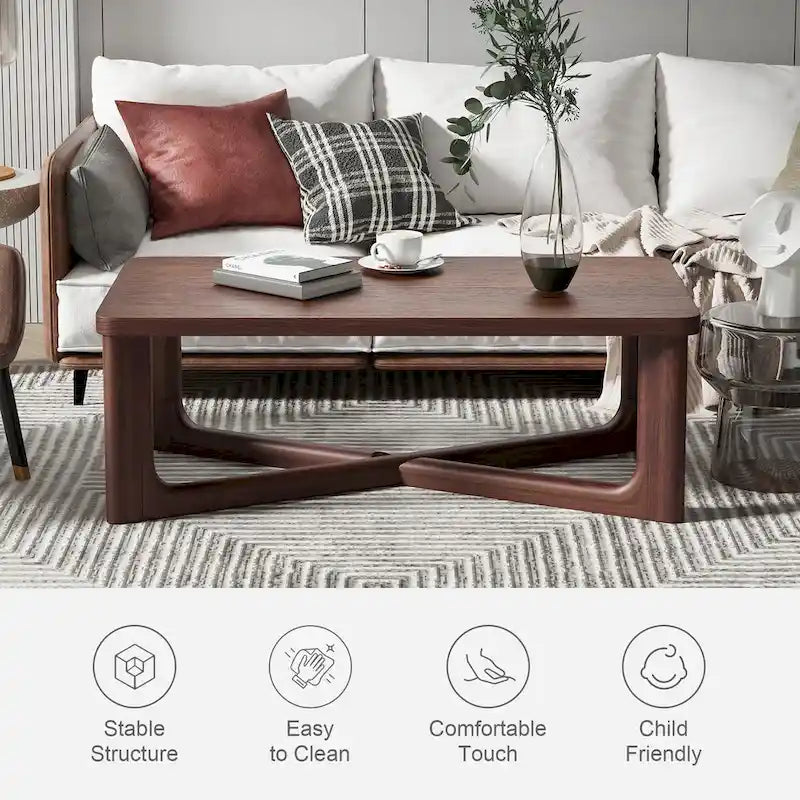 Rectangle Solid Wood Coffee Table