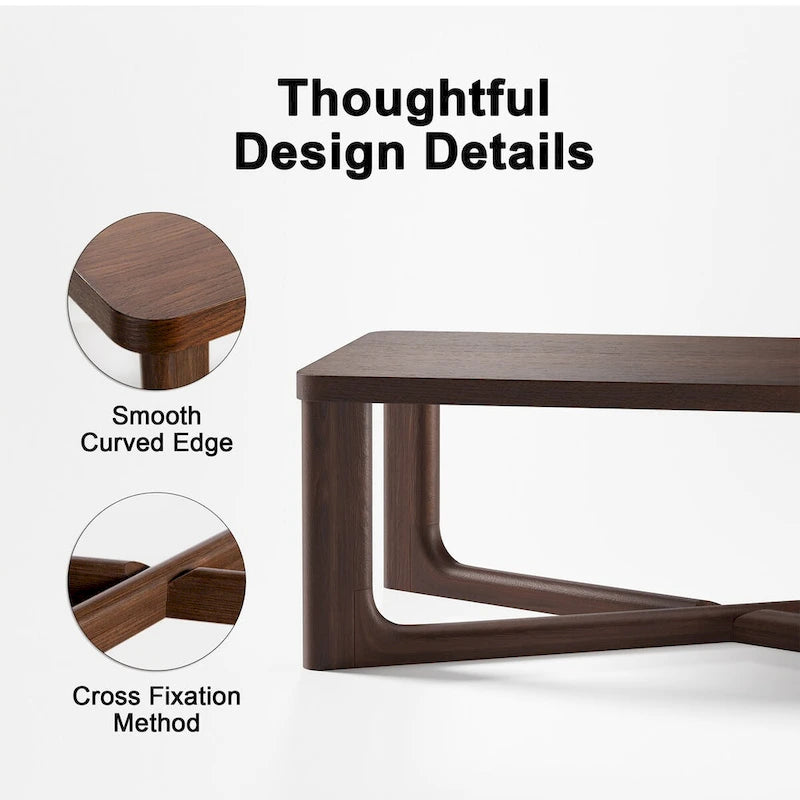 Rectangle Solid Wood Coffee Table